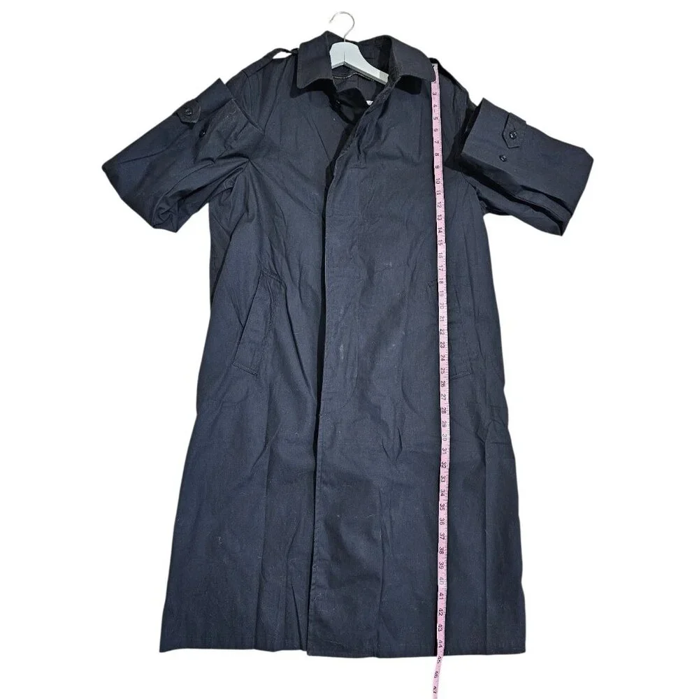 Vintage US Military DSCP Quarterdeck Trench Coat Rain Coat Mens 42XL Classic Lux - Picture 7 of 7
